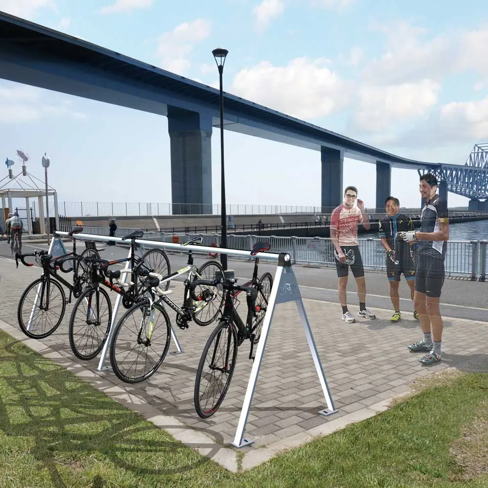 自転車ラック サイクルラック|車止めや旗ポール等の製造販売なら株式